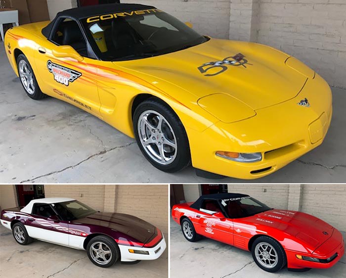 This Collection of Low Mileage Brickyard 400 Parade Cars and a Indy 500 Pace Car is Now For Sale
